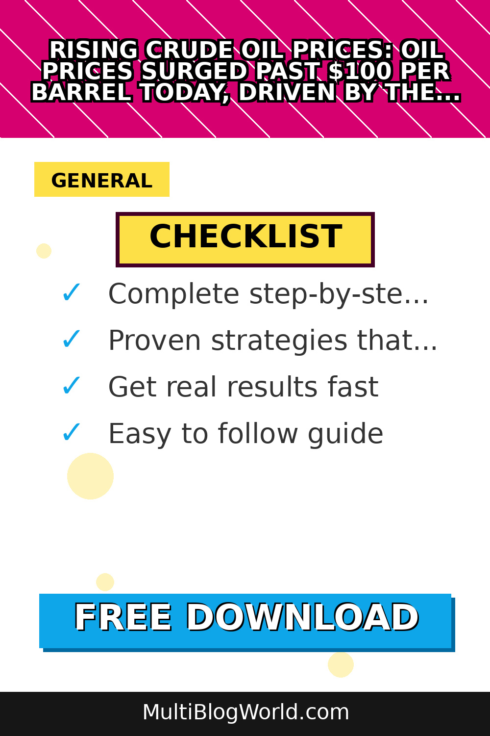Rising Crude Oil Prices: Oil prices surged past $100 per barrel today, driven by the deadlock in Iran peace talks. Experts warn this could lead to further spikes in gasoline prices for consumers.