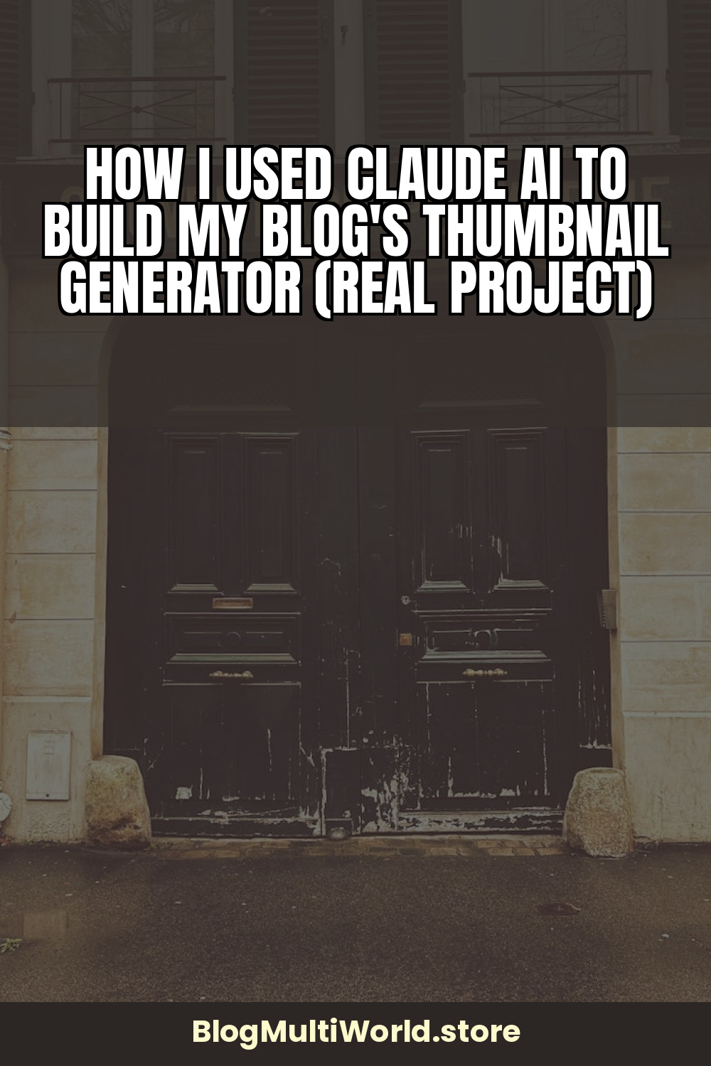 How I Used Claude AI to Build My Blog's Thumbnail Generator (Real Project)