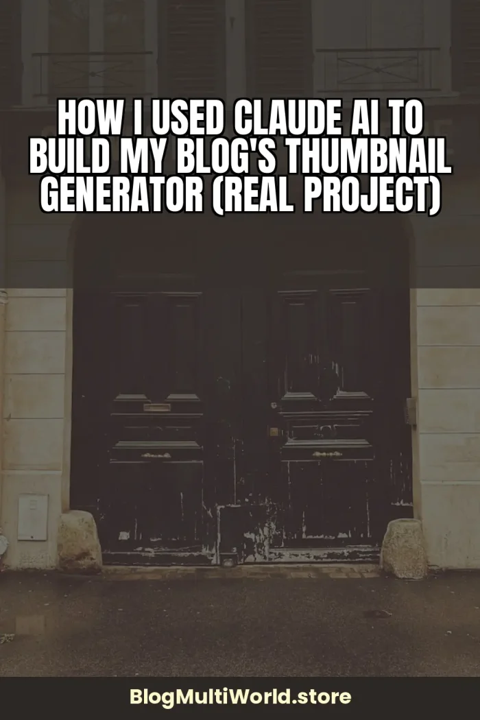 How I Built a Thumbnail Generator with Claude AI