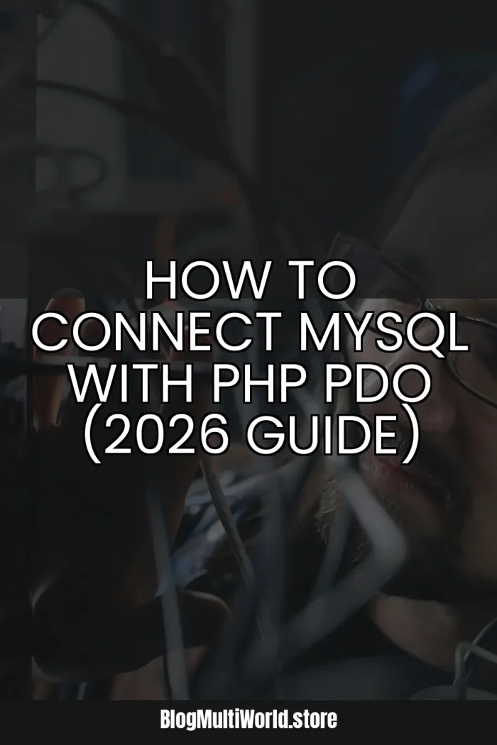 How to Connect MySQL with PHP PDO (2026 Guide)