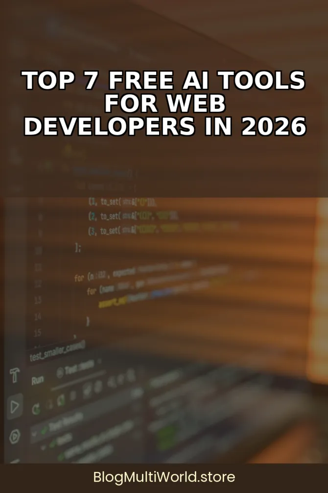 Top 7 Free AI Tools for Web Developers in 2026