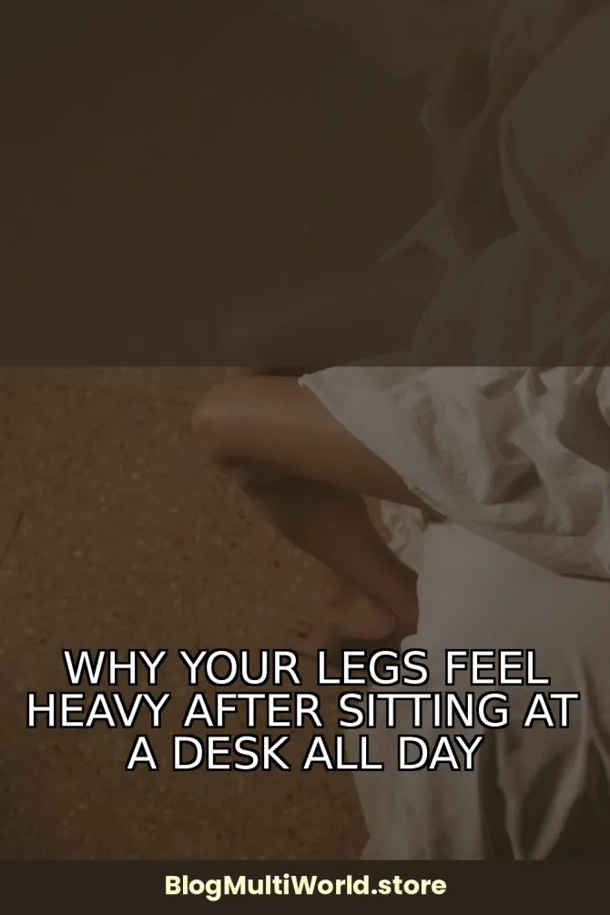 Why Your Legs Feel Heavy After Sitting at a Desk All Day