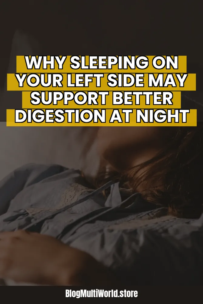 Why Sleeping on Your Left Side May Support Better Digestion at Night